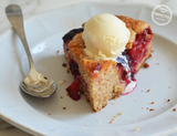 Summer to Fall Plum Cake from Once Upon A Chef