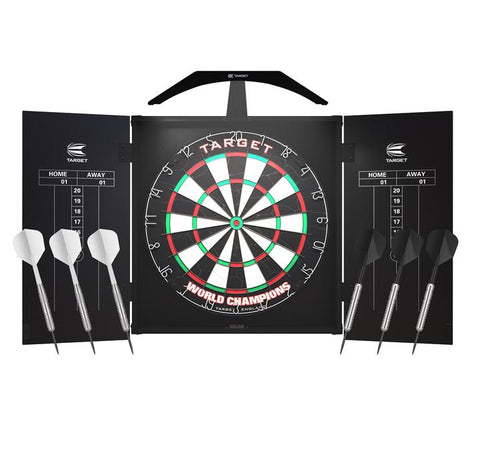 Double Top Darts Shop - TARGET ARC CABINET - COMPLETE DARTS CENTRE WITH LIGHTING