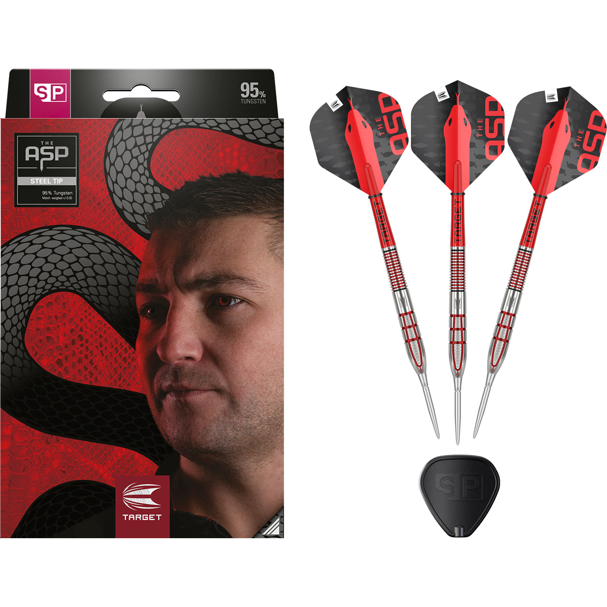 Chris Dobey G1 90% Tungsten Steel Tip Darts by Target – Double Top