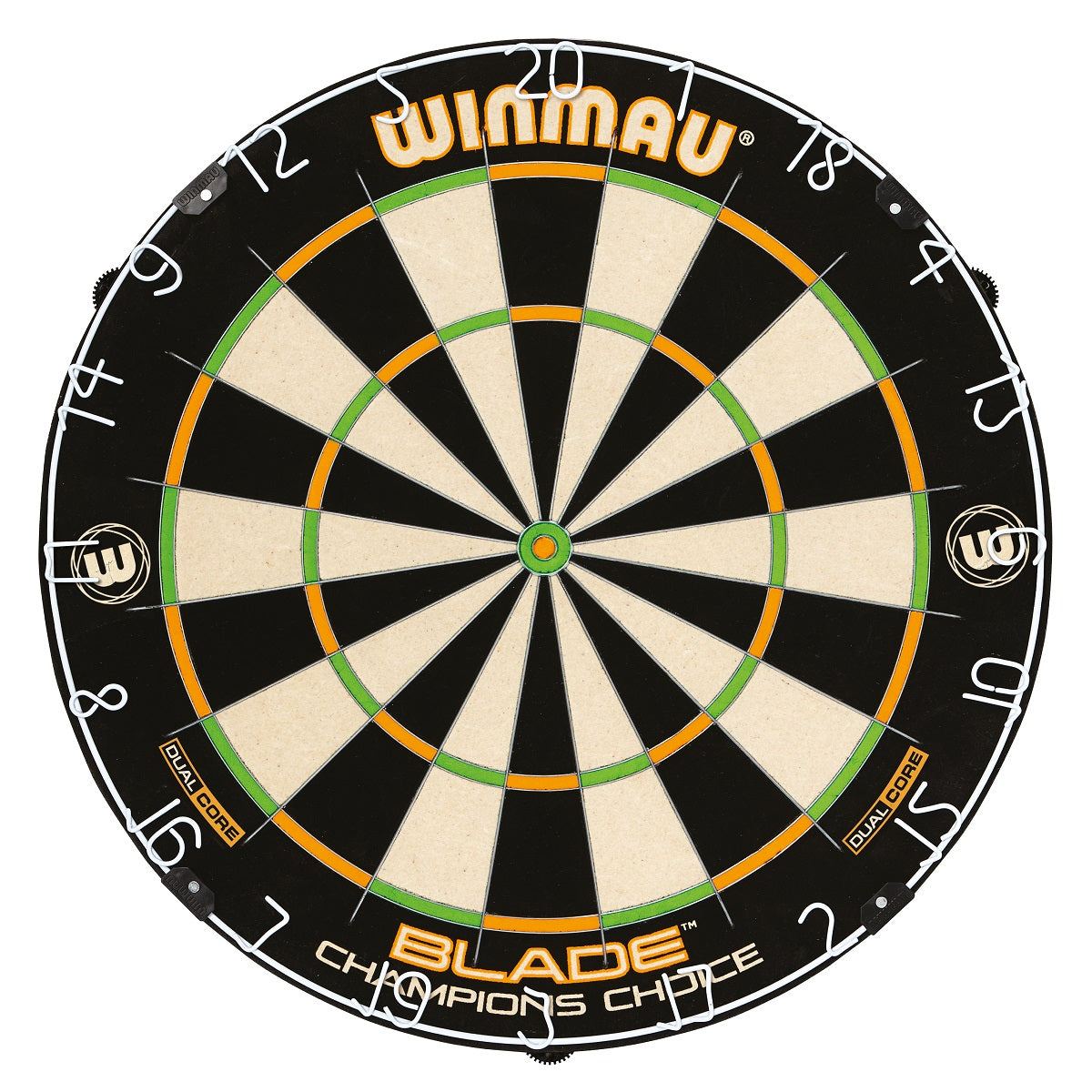 Blade 6 Carbon Triple Core Dartboard by Winmau – Double Top Darts