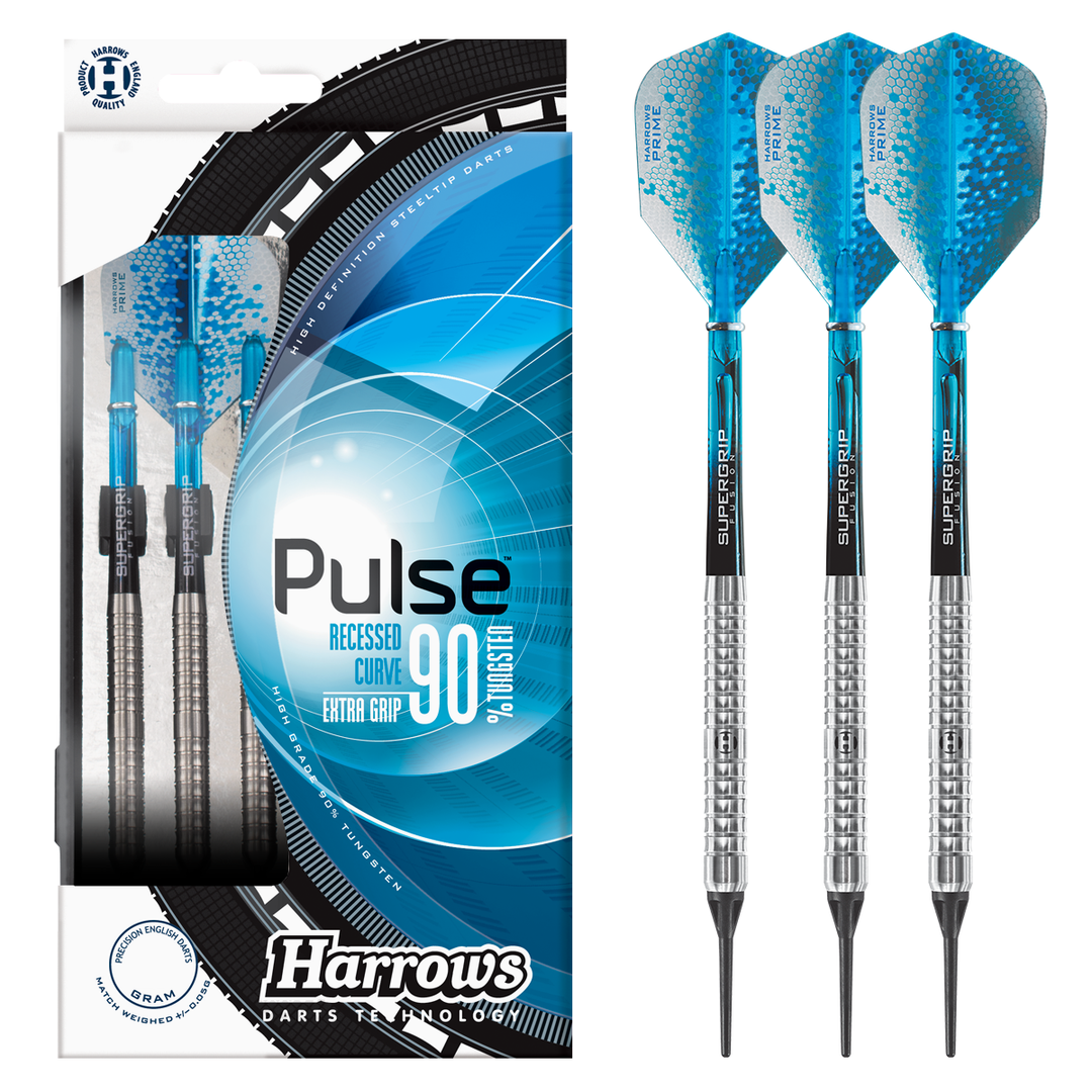 Harrows Supergrip 90% Tungsten Steel Tip Darts – Double Top Darts