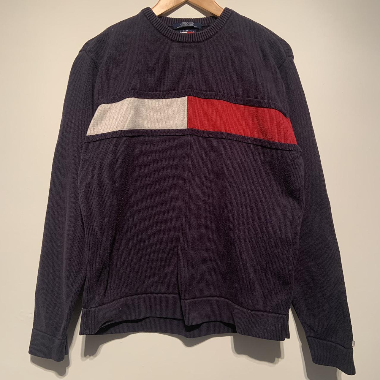 tommy hilfiger navy jumper