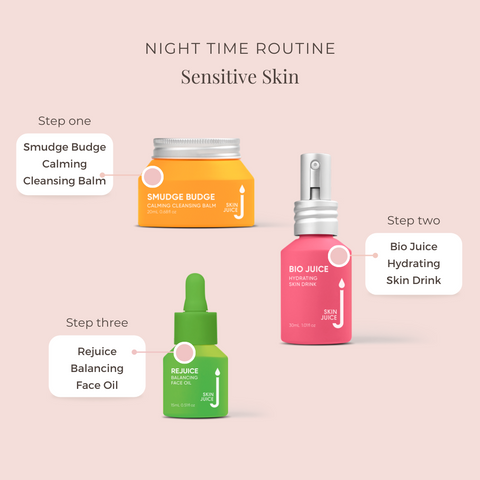Skin Juice routine for sensitive skin