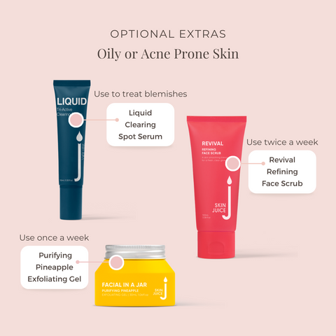 Additional extras for Oily or Acne Prone Skin