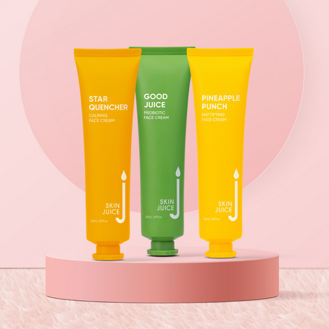 Skin Juice cruelty free face creams available at FaceStuff Co