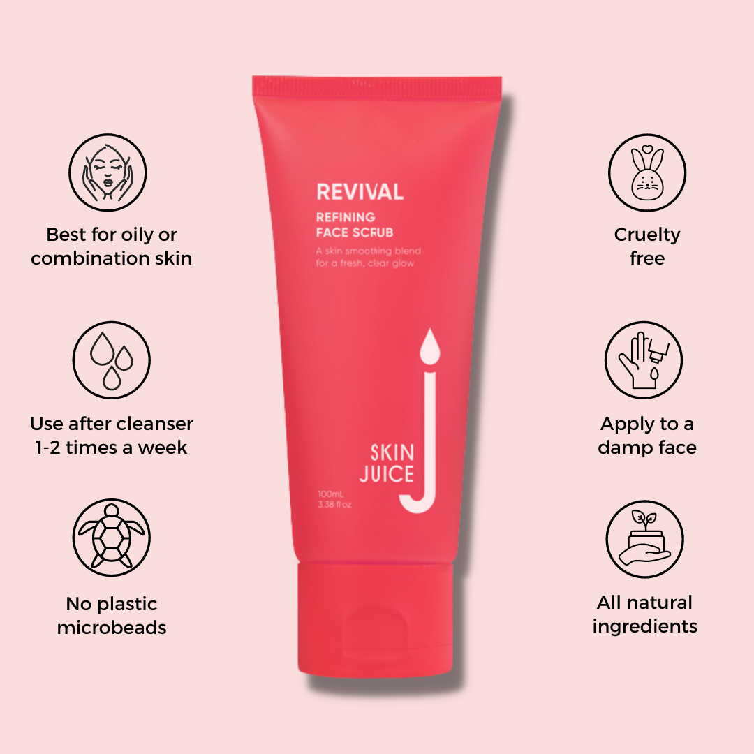 Skin Juice Revival Refining Face Scrub | Available at FaceStuff Co