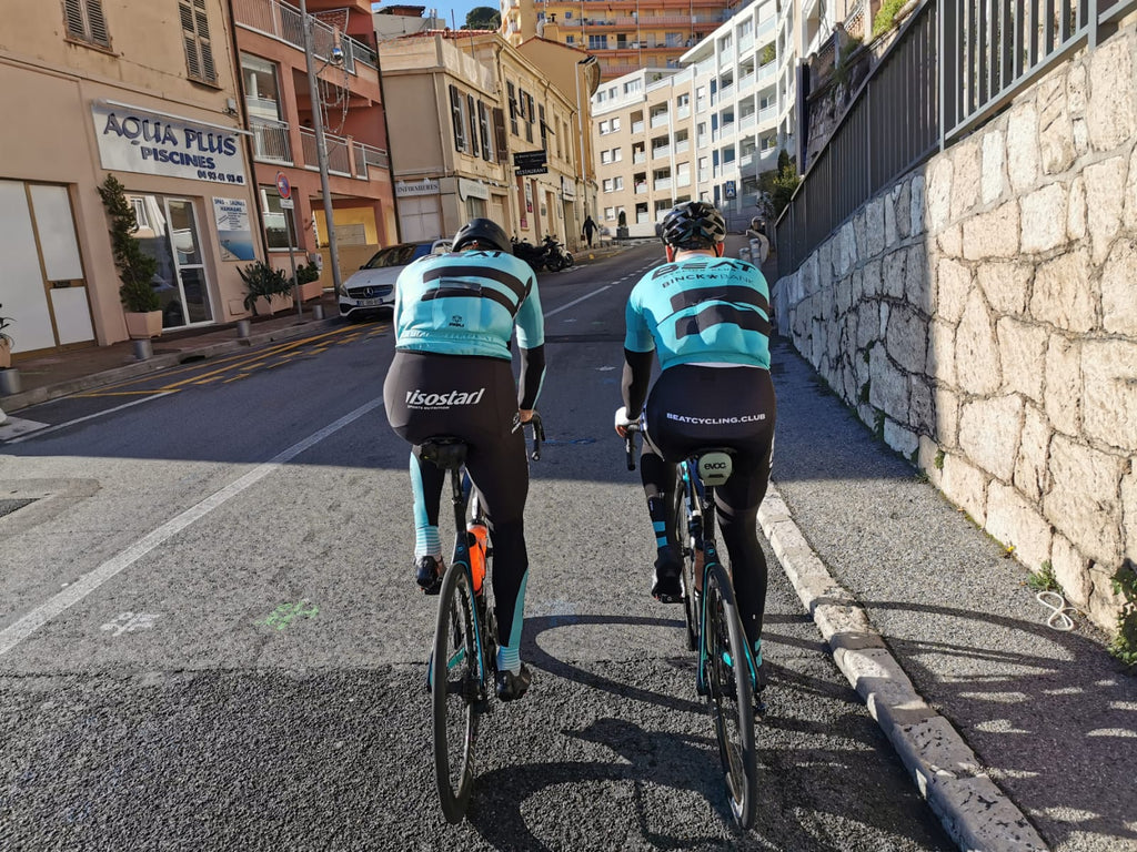 BEAT Cycling Club renners Theo Bos en Bas van der Kooij in Monaco