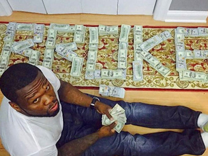 50 cent is broke?