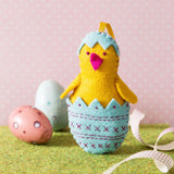 sewing kit Easter chick with egg