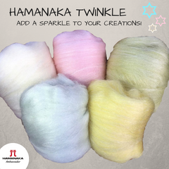 Hamanaka Twinkle Shiny Felting Wool