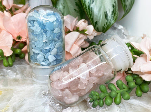 crystal water bottles