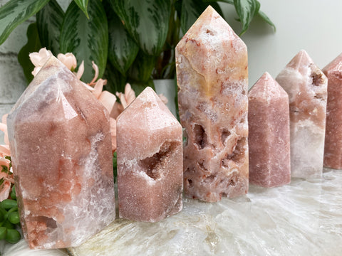 pink amethyst tower