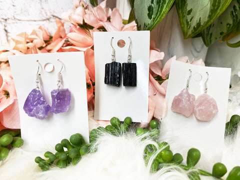 gemstone earrings