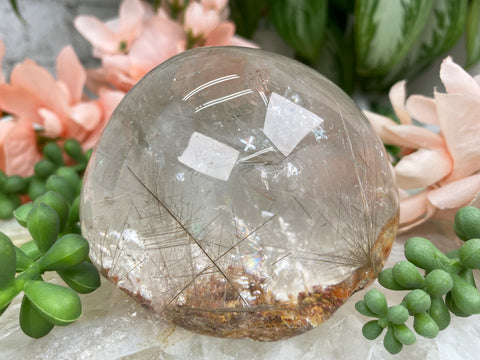 garden quartz with rutile