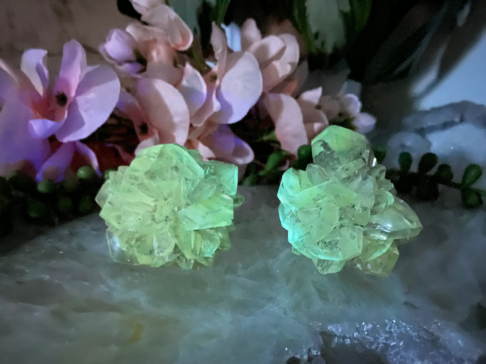 Gypsum Under UV Light