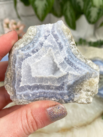 blue lace agate crystal