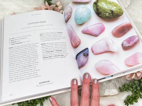 crystal healing book