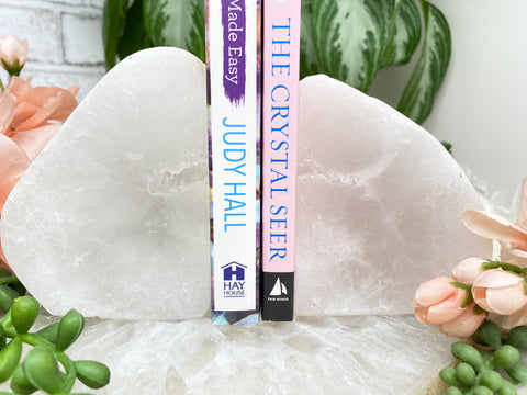 quartz crystal bookends