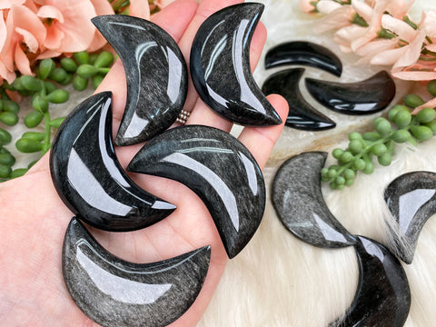 silver sheen obsidian meaning