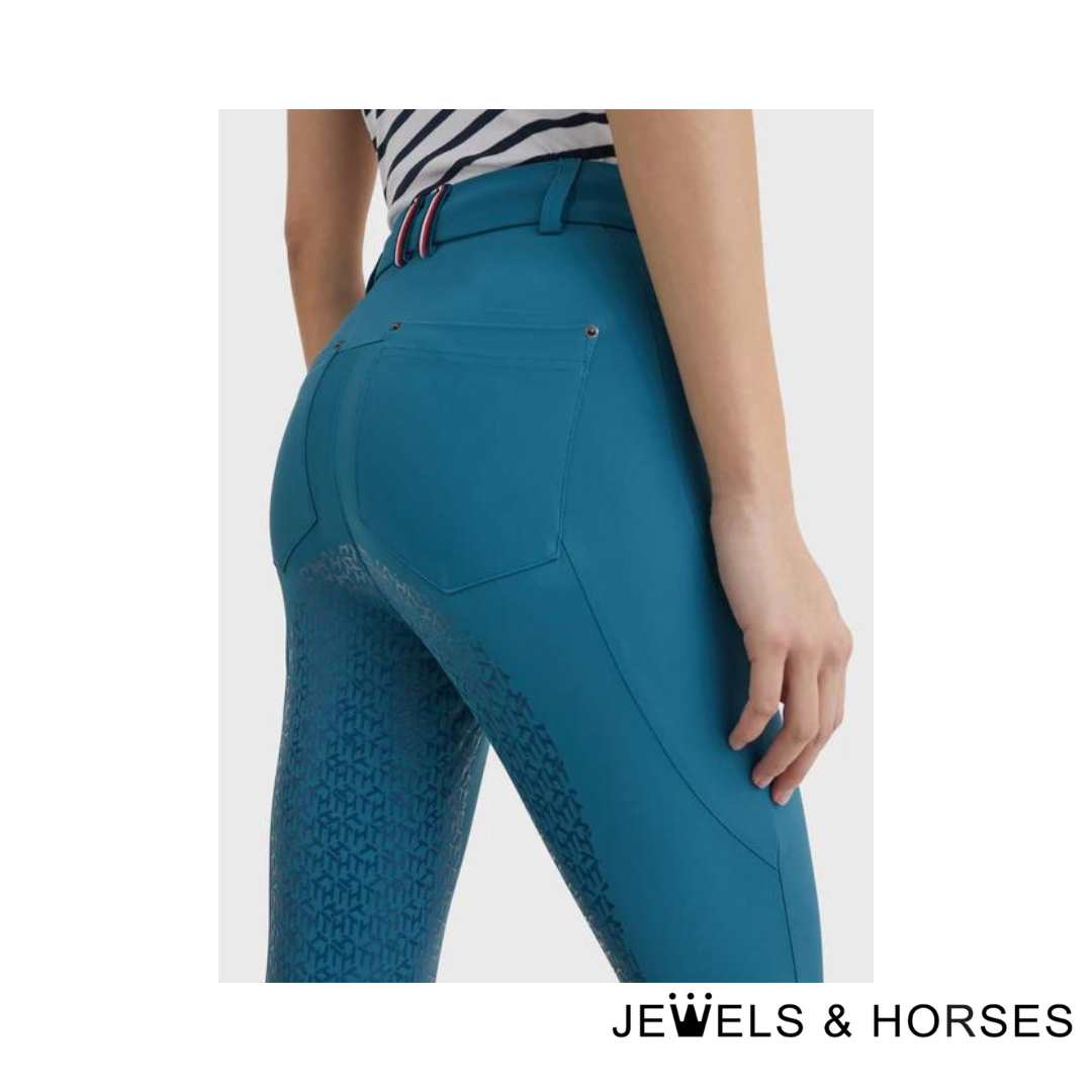 Tommy Hilfiger Full Grip Riding Leggings - Desert Sky - Jewels and
