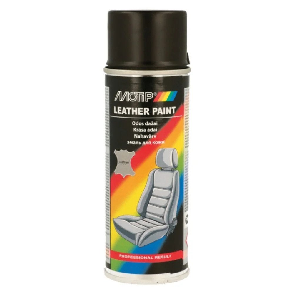 verschijnen dutje verticaal Leather Paint Spray Motip, Grey, 200ml - 004232 - Pro Detailing