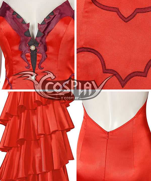 Final Fantasy VII Remake FF7 Aerith Gainsborough Red Cosplay Costume ...