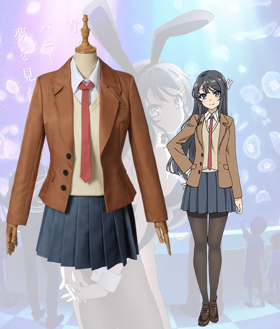 Rascal Does Not Dream Of Bunny Girl Senpai Mai Sakurajima Cosplay Cost Ycosplay