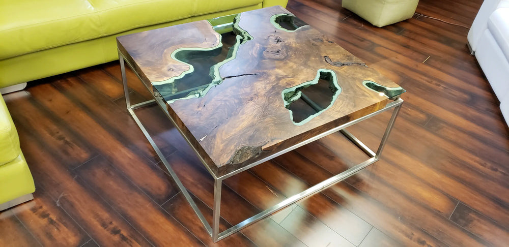 Arditi Collection® - MNESTRA WALNUT WOOD SQUARE COFFEE TABLE