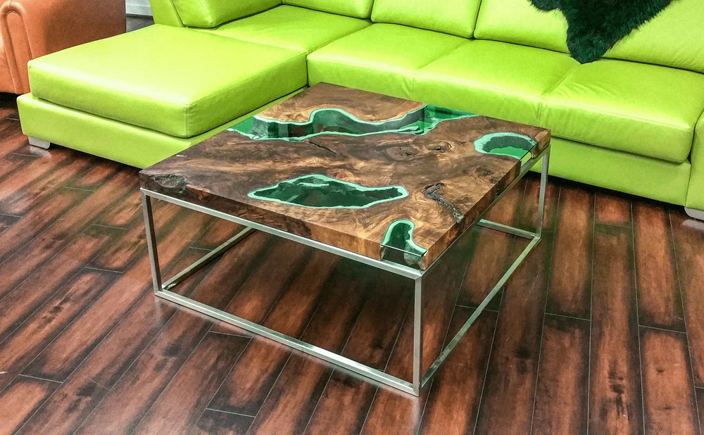 Arditi Collection® - MNESTRA WALNUT WOOD SQUARE COFFEE TABLE