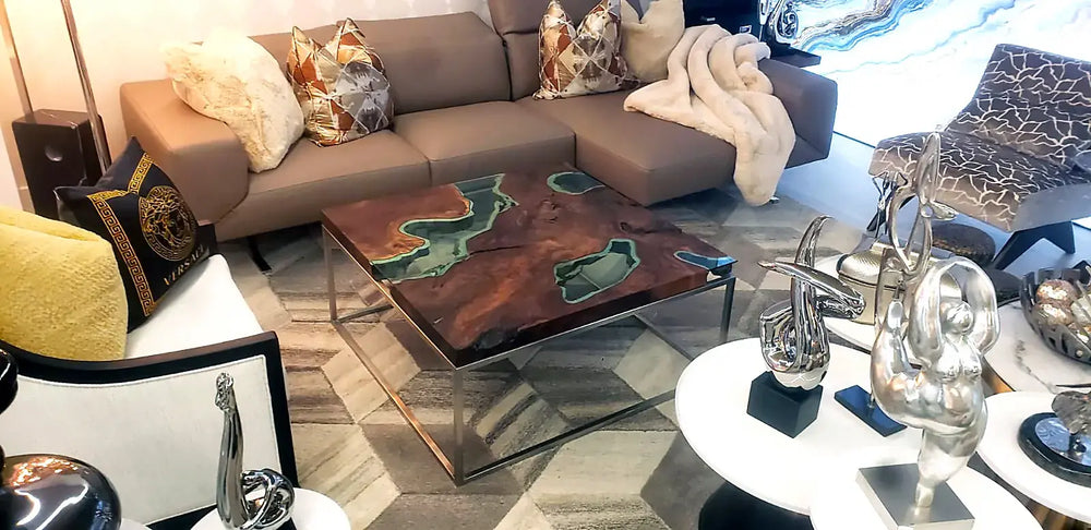 Arditi Collection® - MNESTRA WALNUT WOOD SQUARE COFFEE TABLE