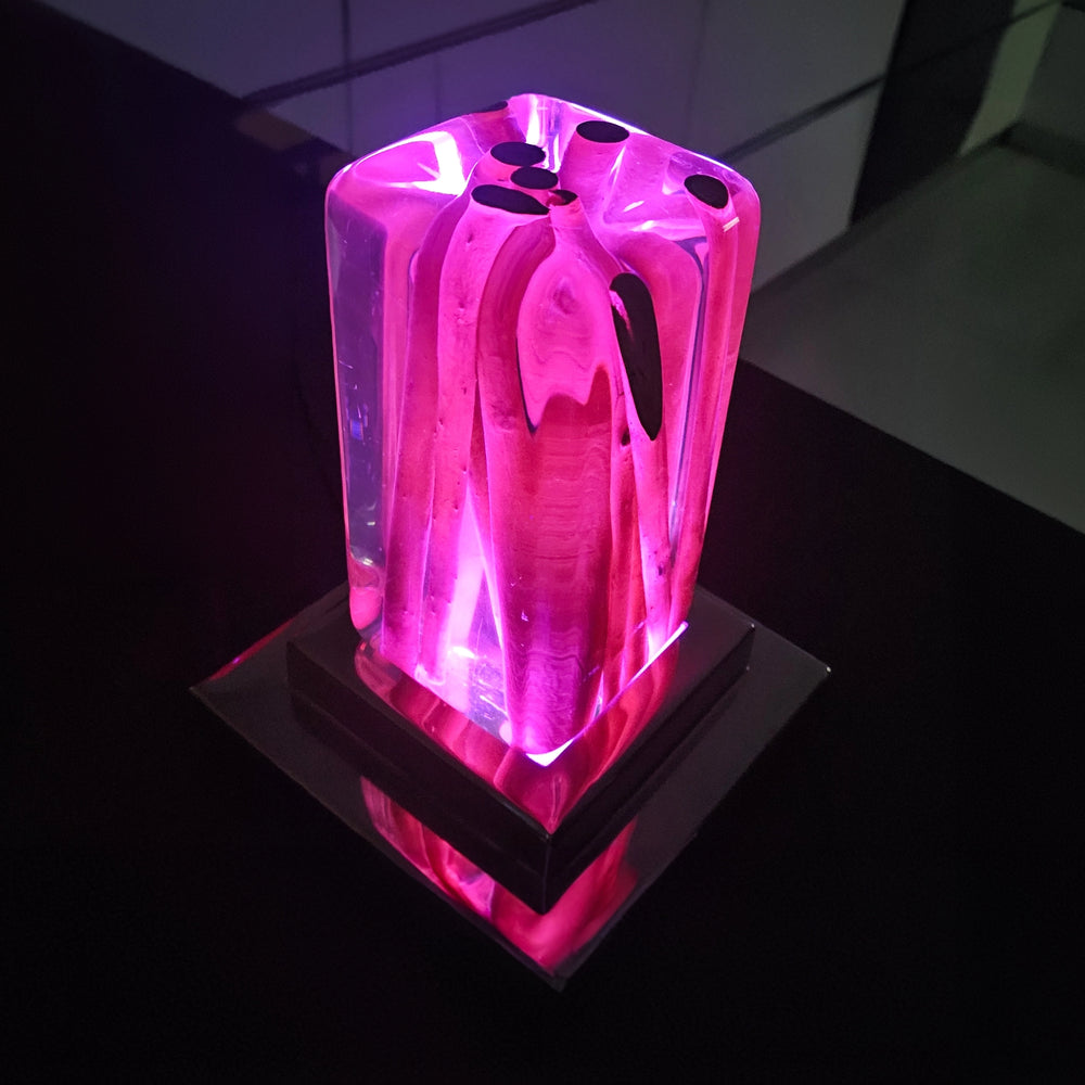 Arditi Collection® - BRANCHES CUBE WITH RGB LIGHTNING BASE