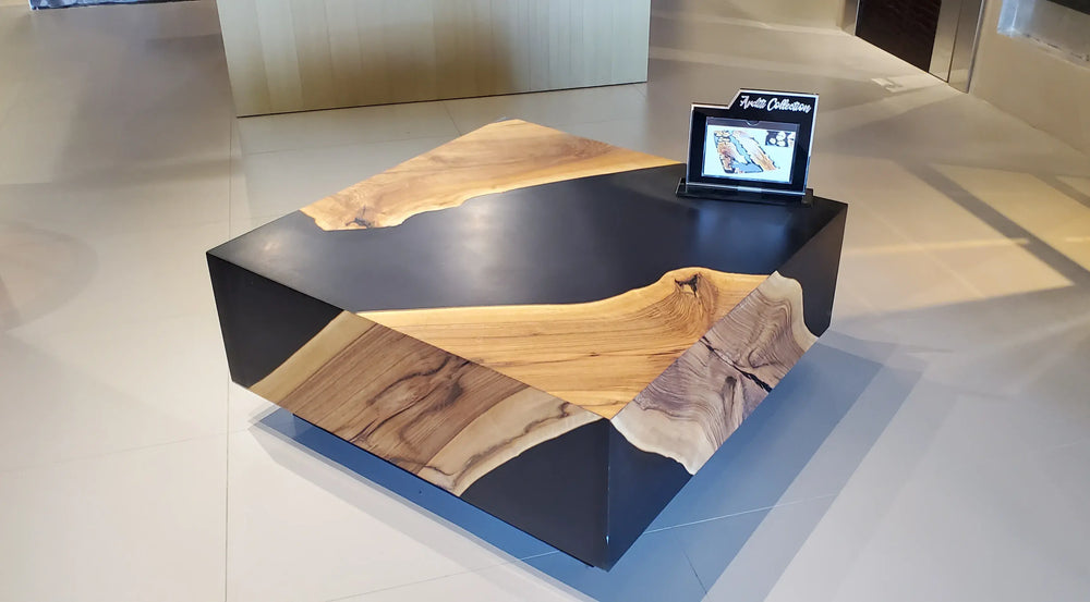 Arditi Collection® - MONOBLOCK WALNUT WOOD COFFEE TABLE