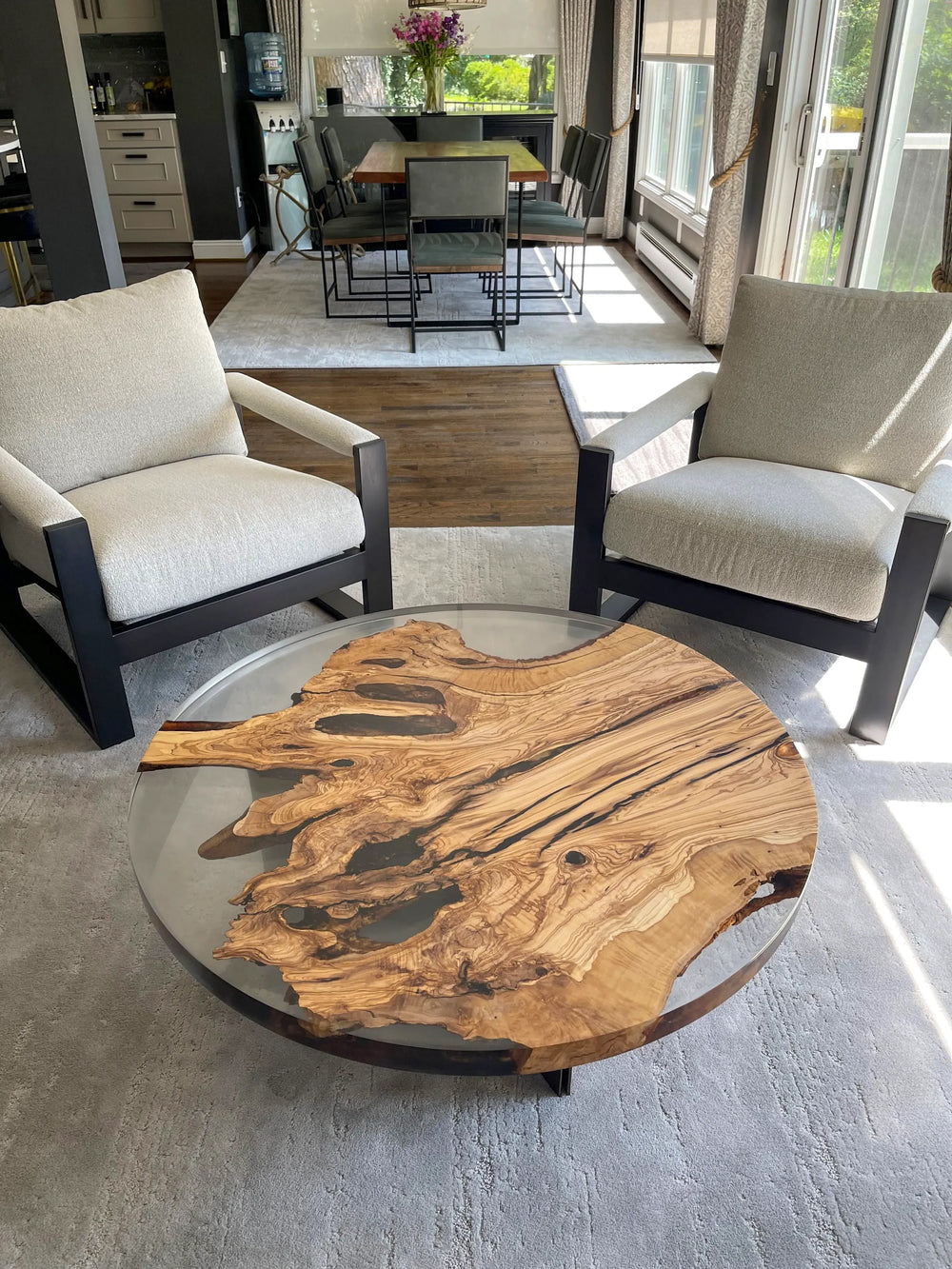 Arditi Collection® - MEDEA OLIVE WOOD ROUND COFFEE TABLE