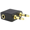 3.5 mm Airplane Airline Travel Headphone Jack Audio Adapter High Quality