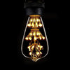SUPli 1Pack Vintage Edison Bulbs AC 220V - 240V 3W Bright Starry Style Squirrel Cage Light Bulb for Home Lamp Lighting Fixtures Decorative Antique Filament Nostalgic Glass E27 Medium Base Warm Yellow