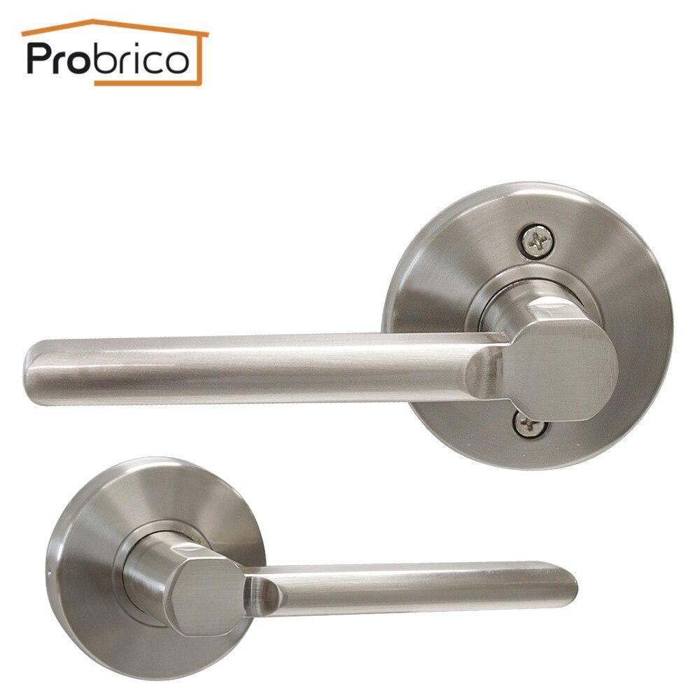 brushed nickel door knobs