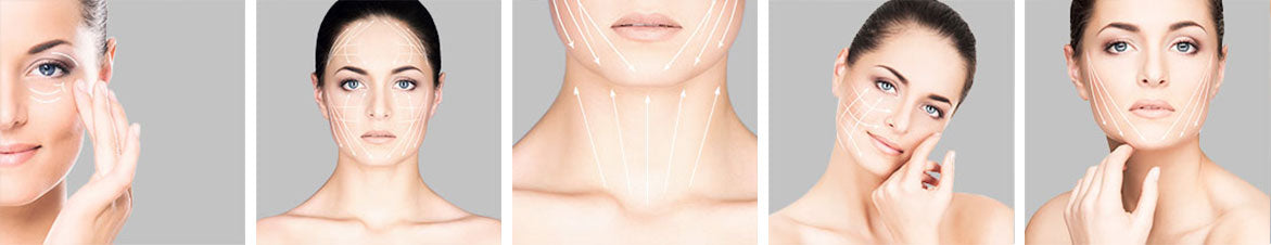 zonas a tratar del facial con ácido hialurónico