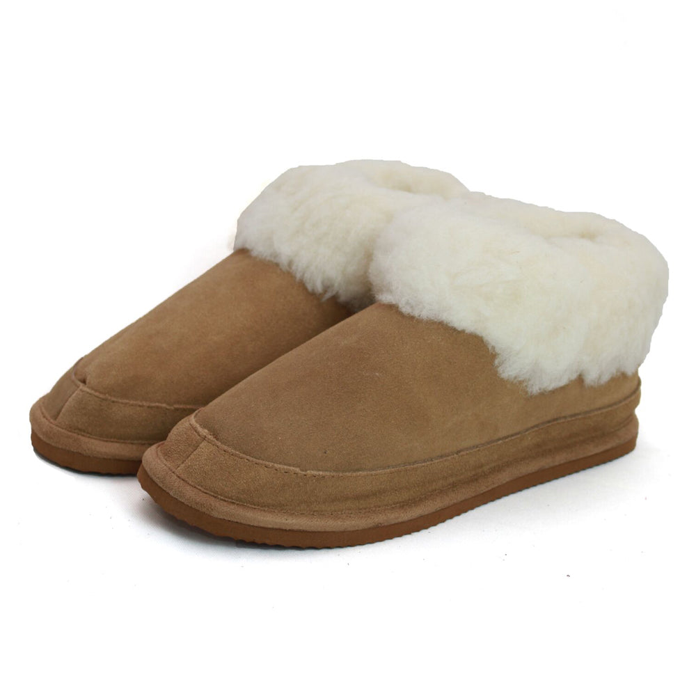 ladies wool lined slippers