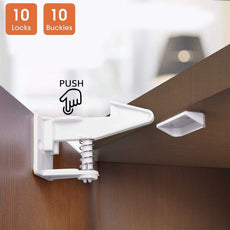 Xrexs Baby Proofing Locks Multi Use Kitchen Cabinet Locks