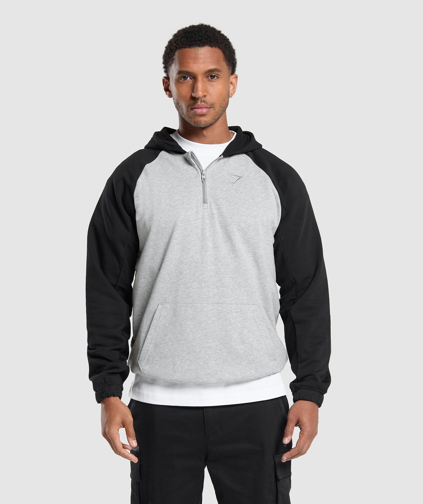 1/4 Zip Raglan Hoodie