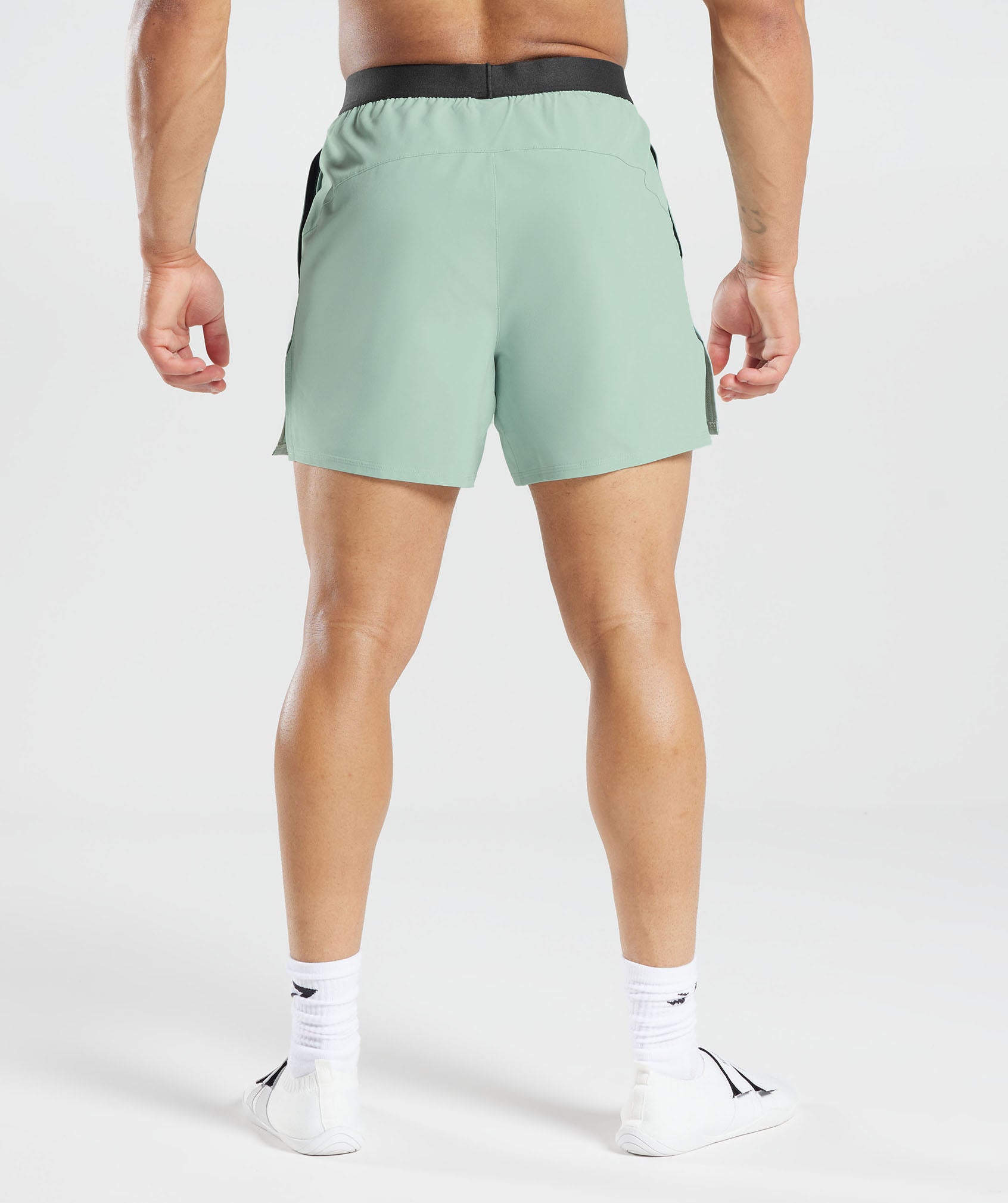 315 Woven Shorts in Frost Teal - view 2