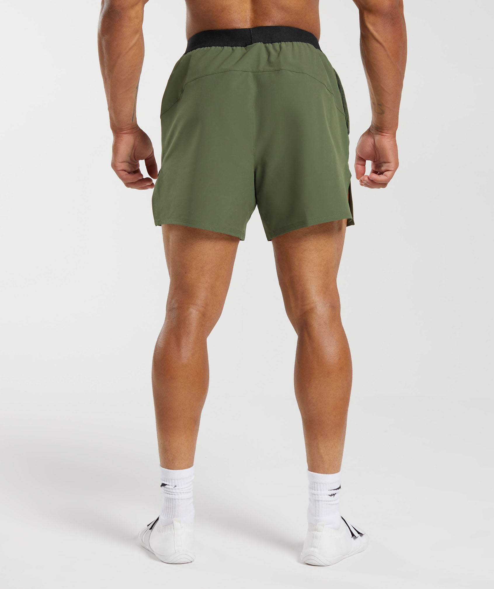 315 Woven Short in Core Olive - view 2