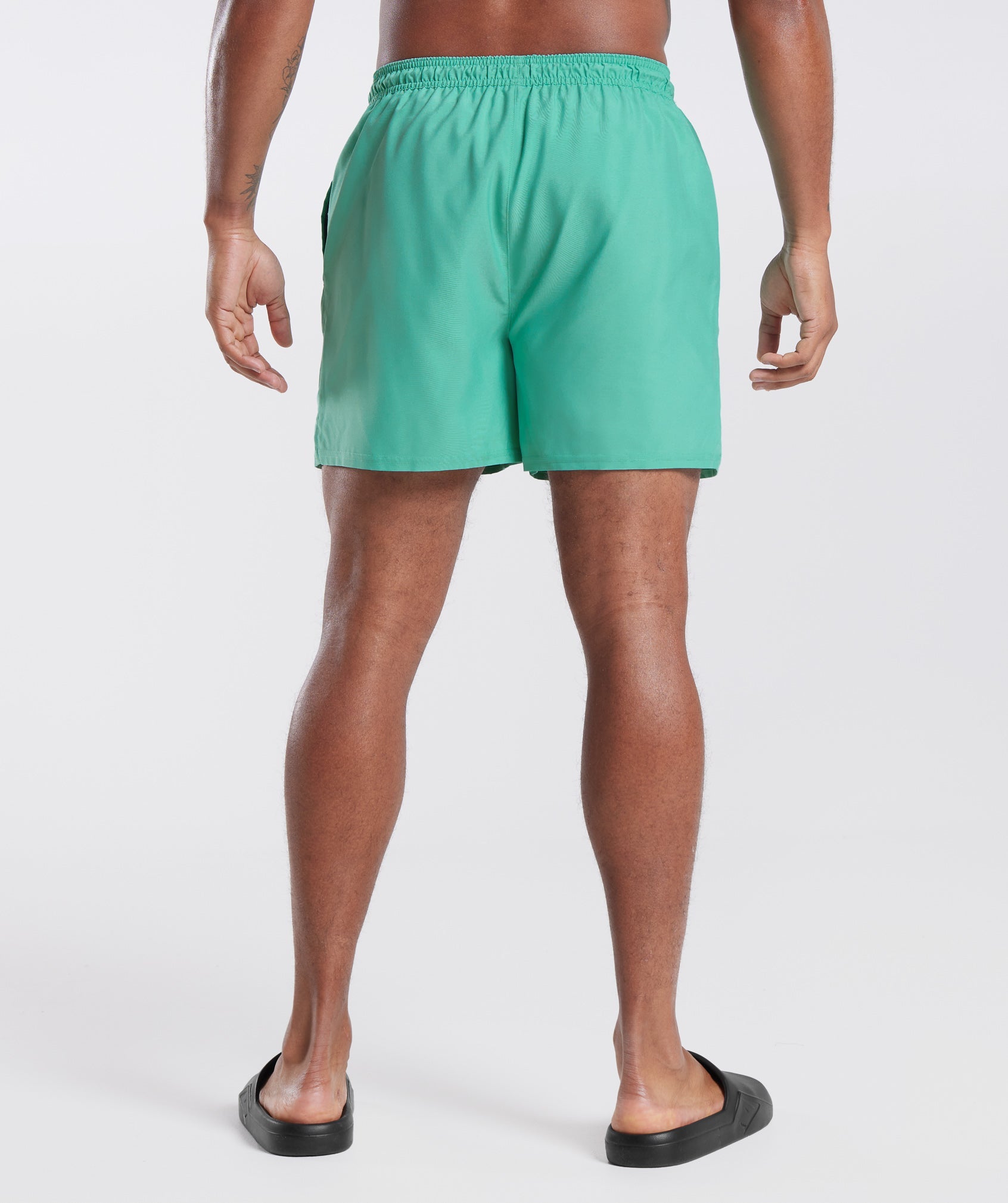 5" Swim Shorts in Oxidized Green - view 2