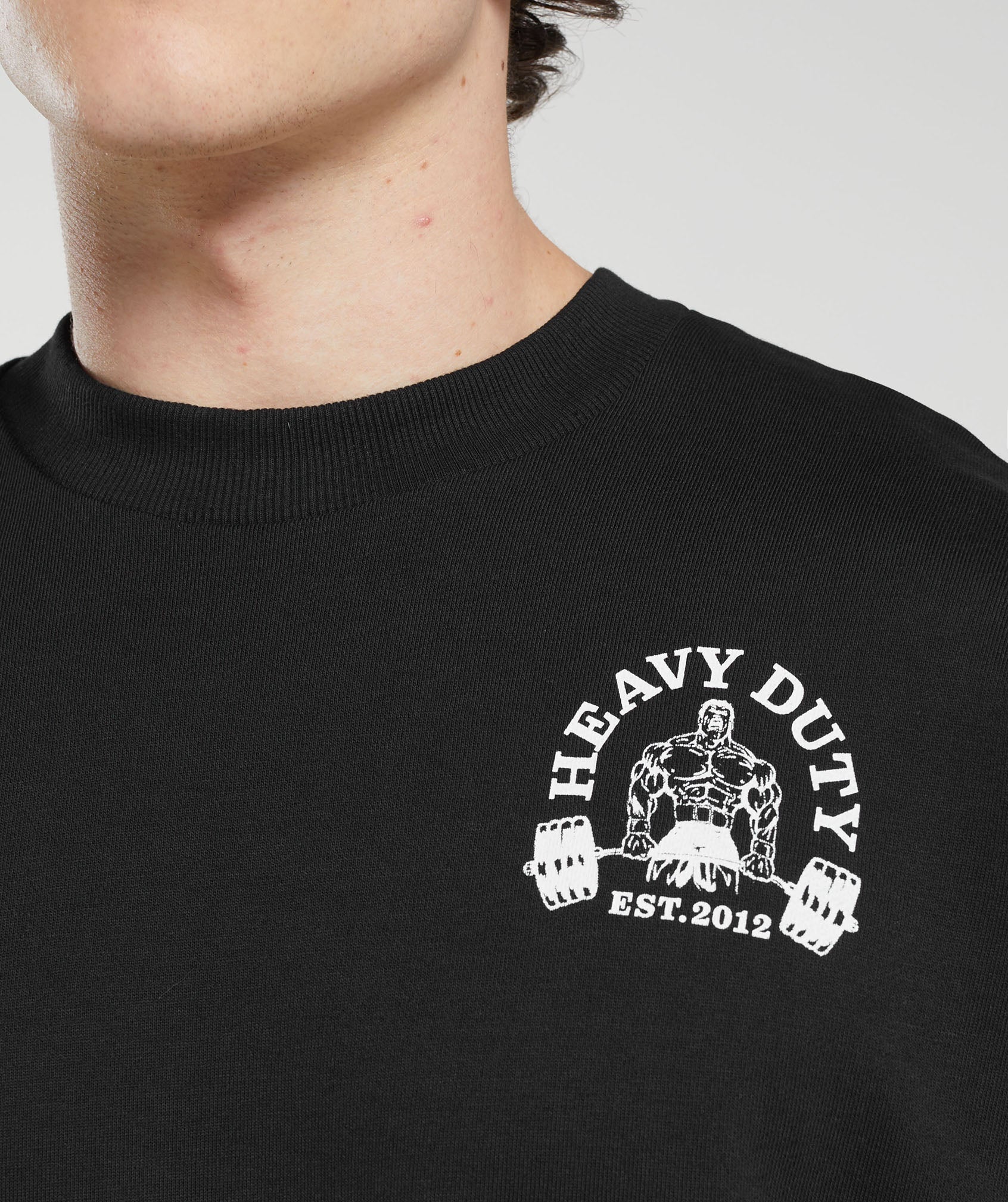 Heavy Duty Crew in Black - view 5