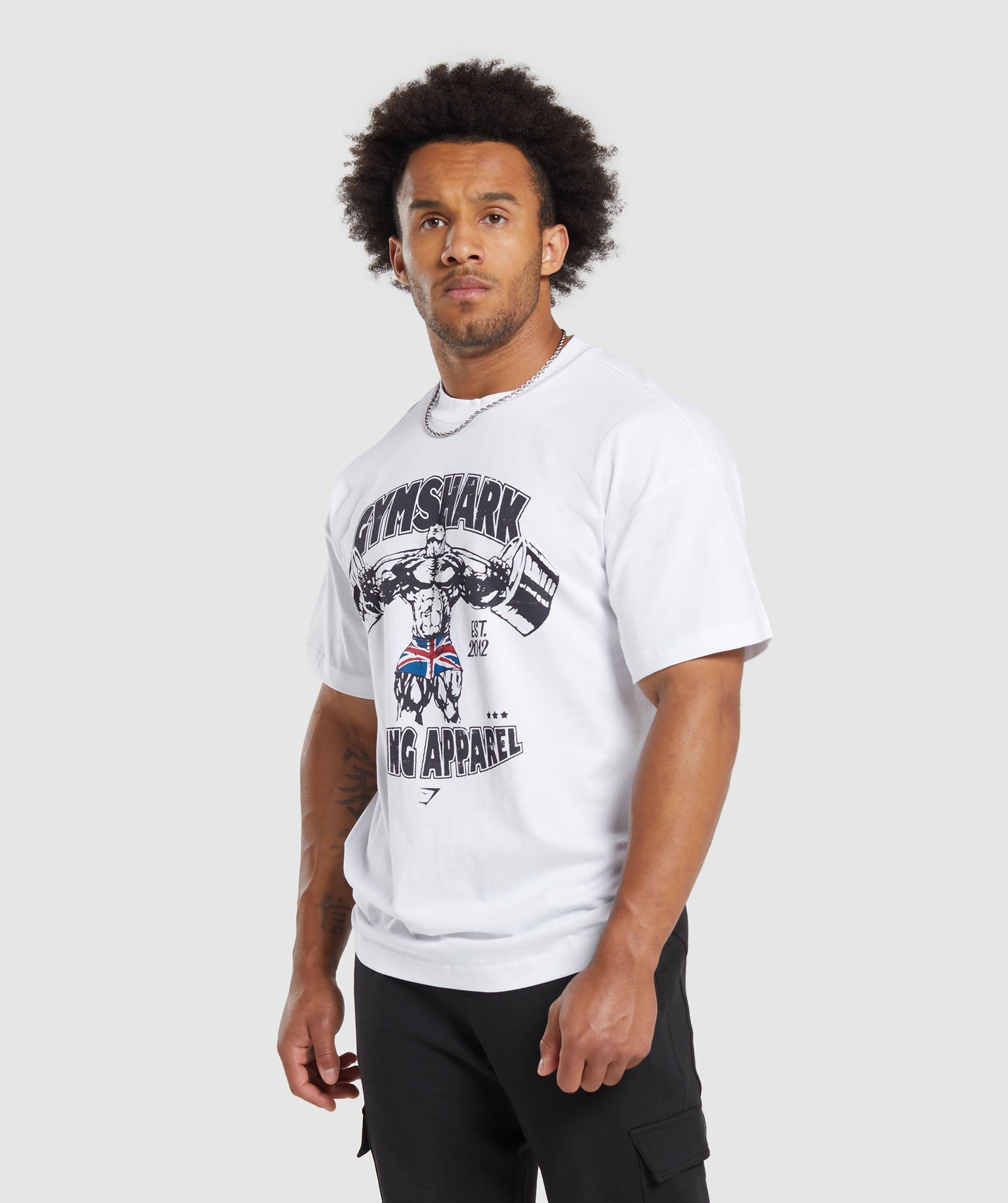 Lifting Apparel T-Shirt in White - view 3
