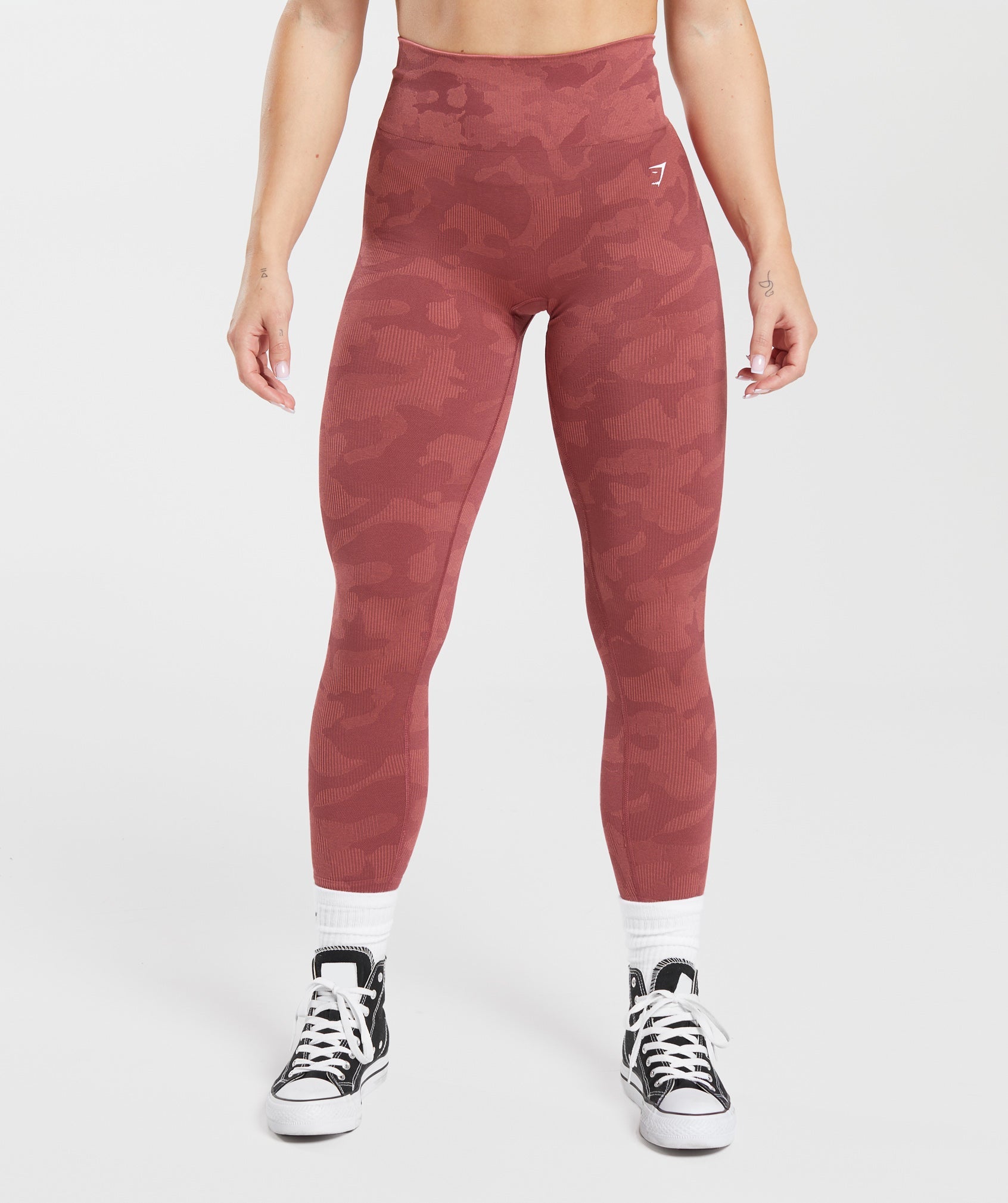 Adapt Camo Seamless Leggings in Soft Berry/Sunbaked Pink