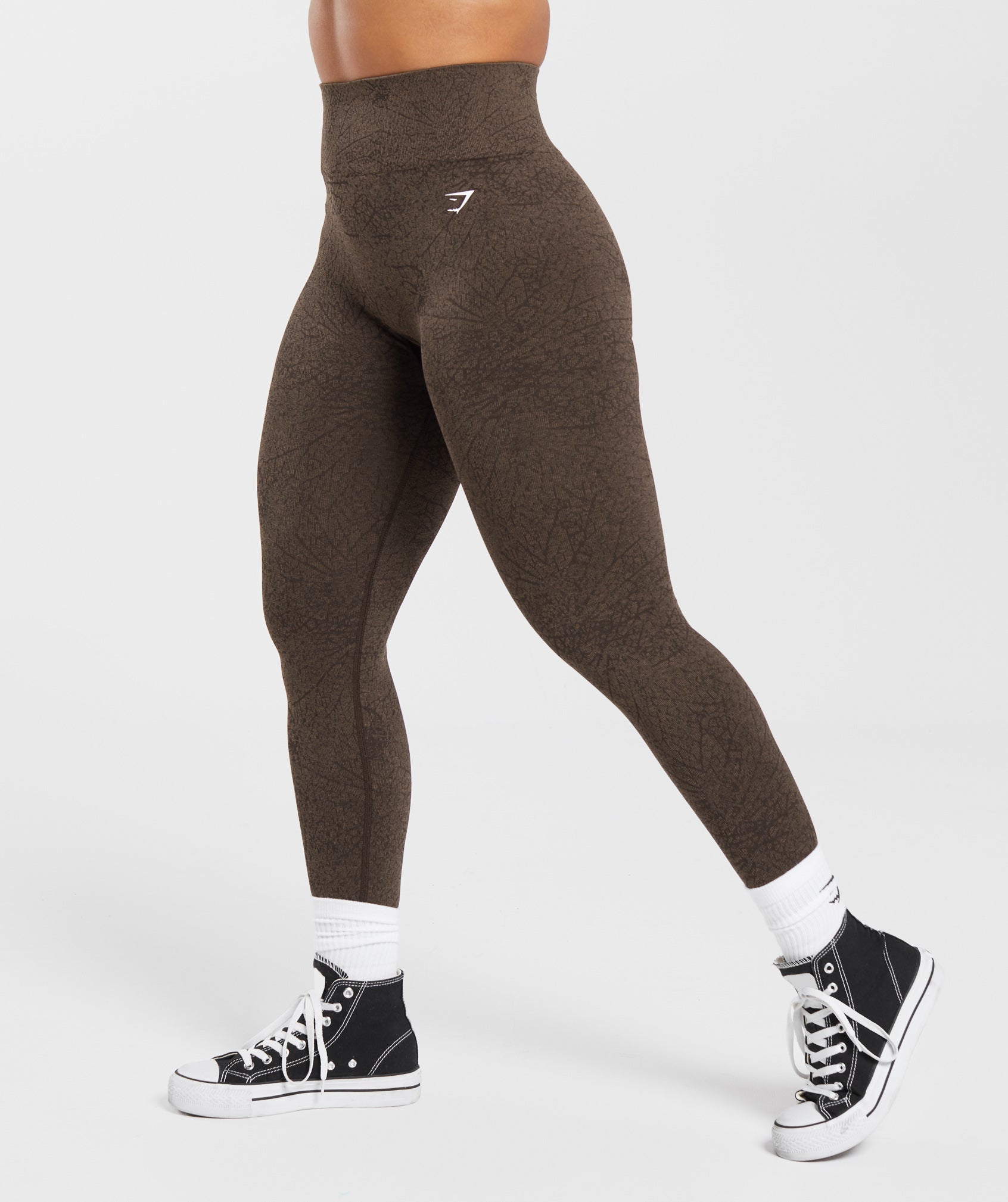 Adapt Pattern Seamless Leggings in Woodland Brown/Soul Brown - view 3