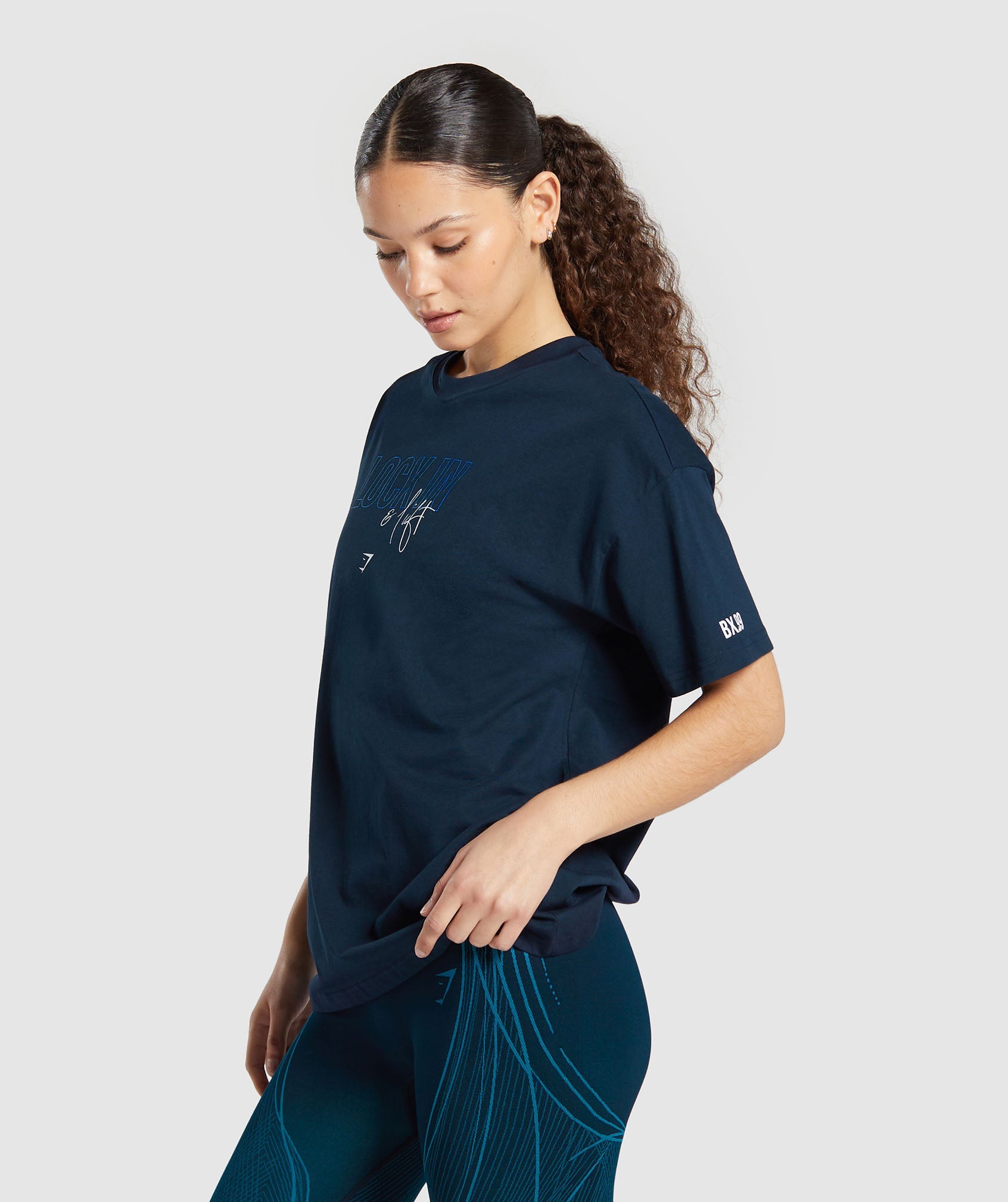 GS x Analis T-Shirt in Midnight Blue - view 3
