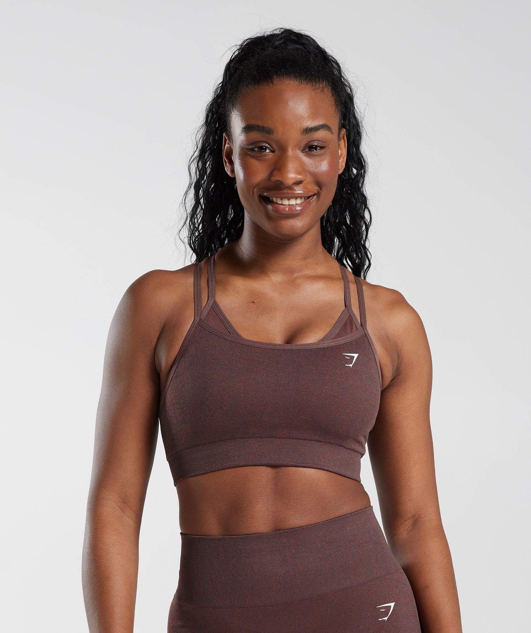 Gymshark Adapt Fleck Seamless Sports Bra - Mineral