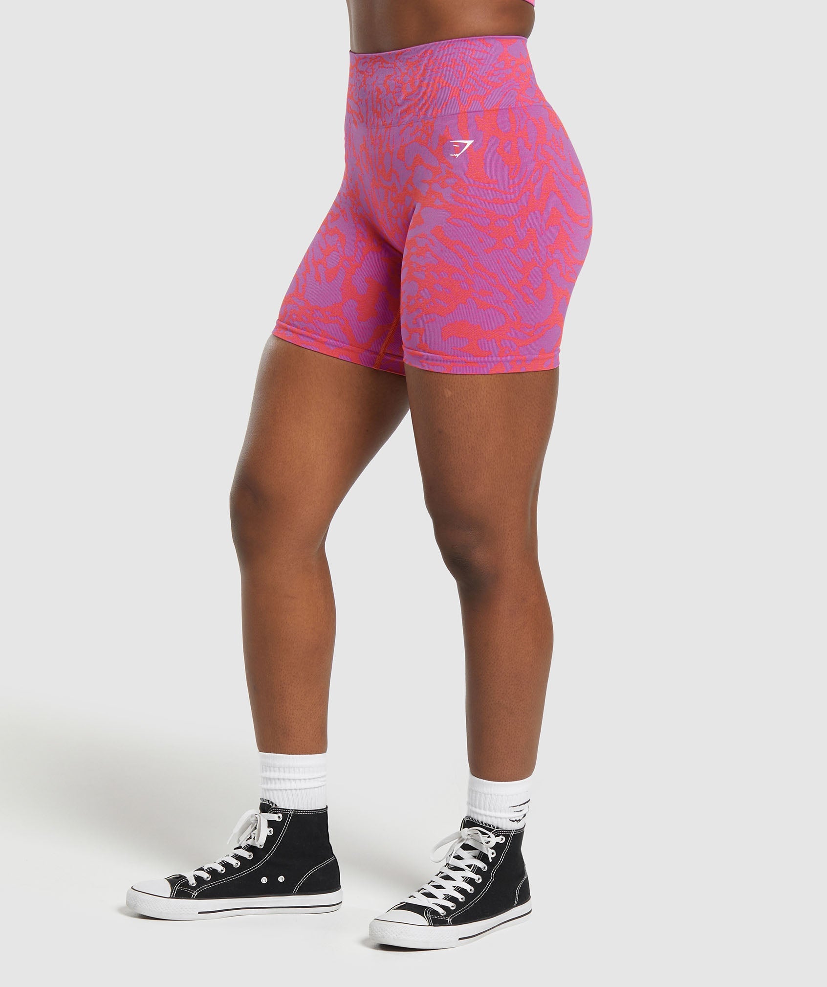Adapt Safari Tight Shorts in Shelly Pink/Fly Coral - view 3